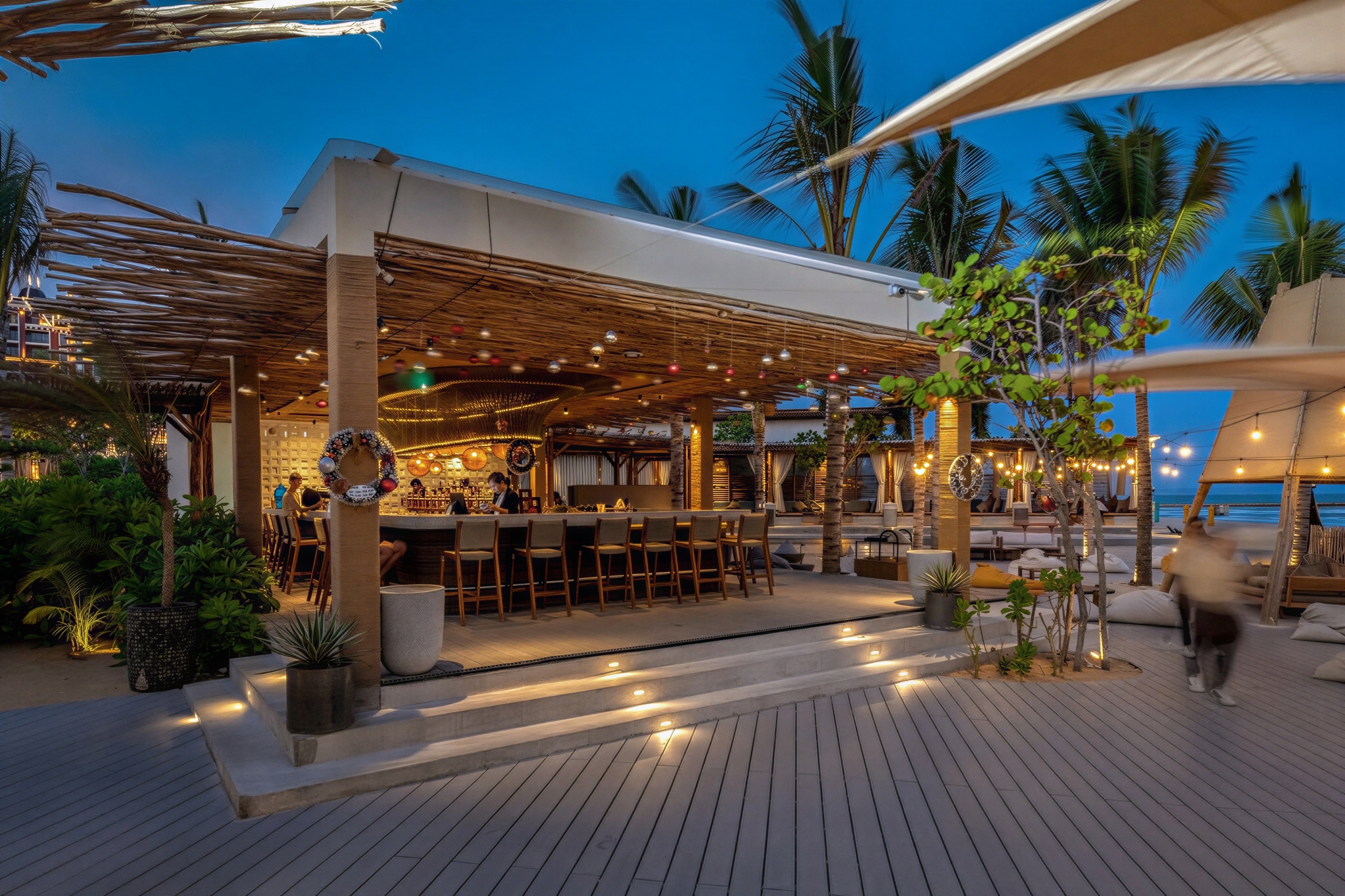 Fresh seafood restaurant