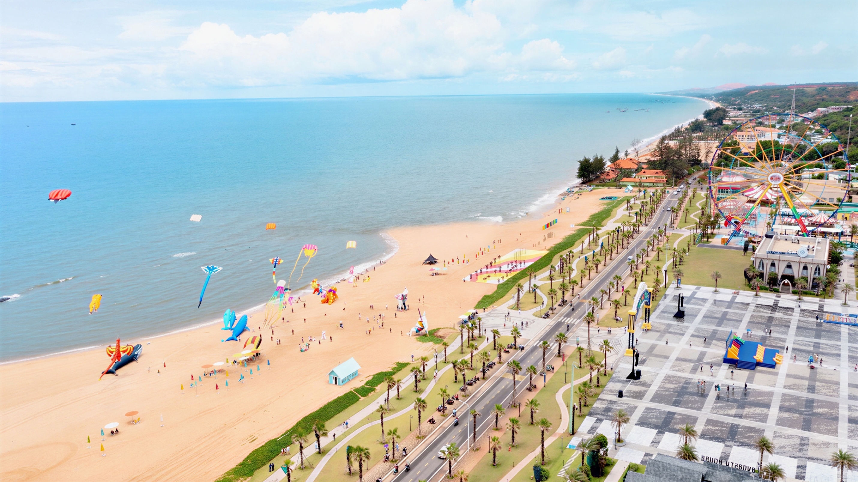 Seven kilometres of golden beach
