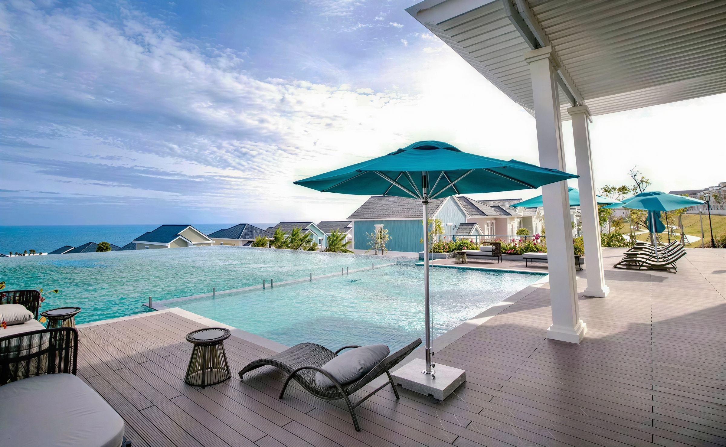 Resort pool complex